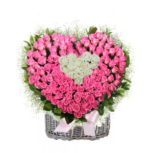 birthday basket flower gift in Seoul