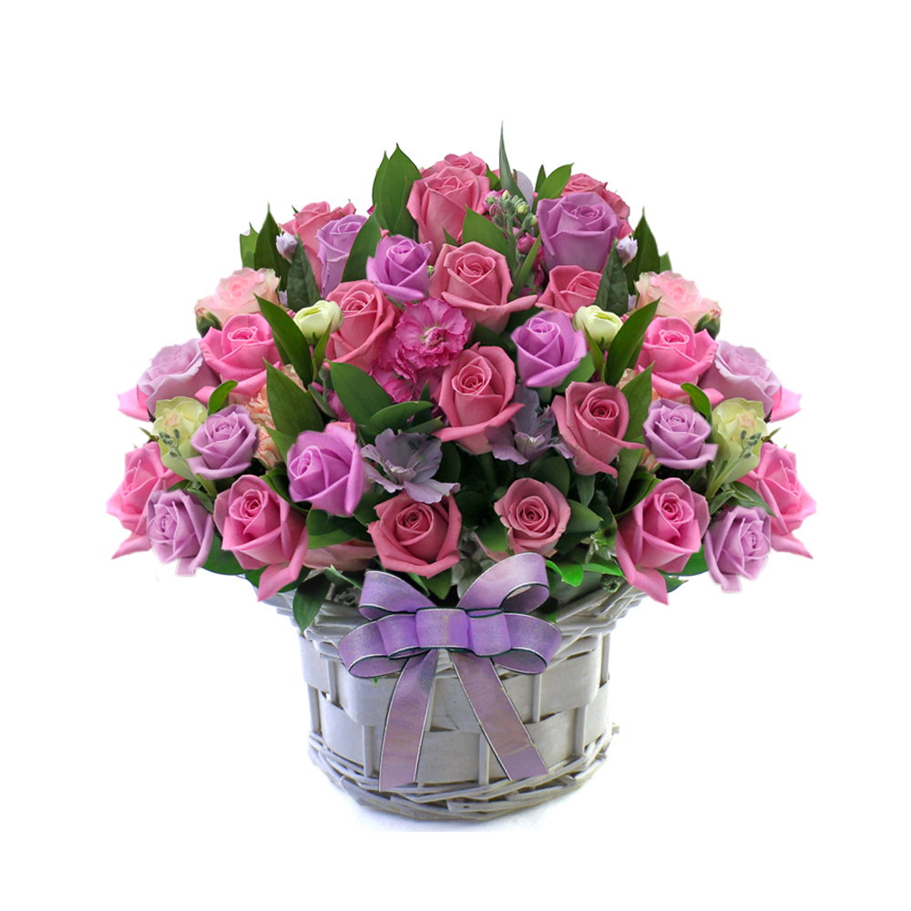 Korea flower basket gift