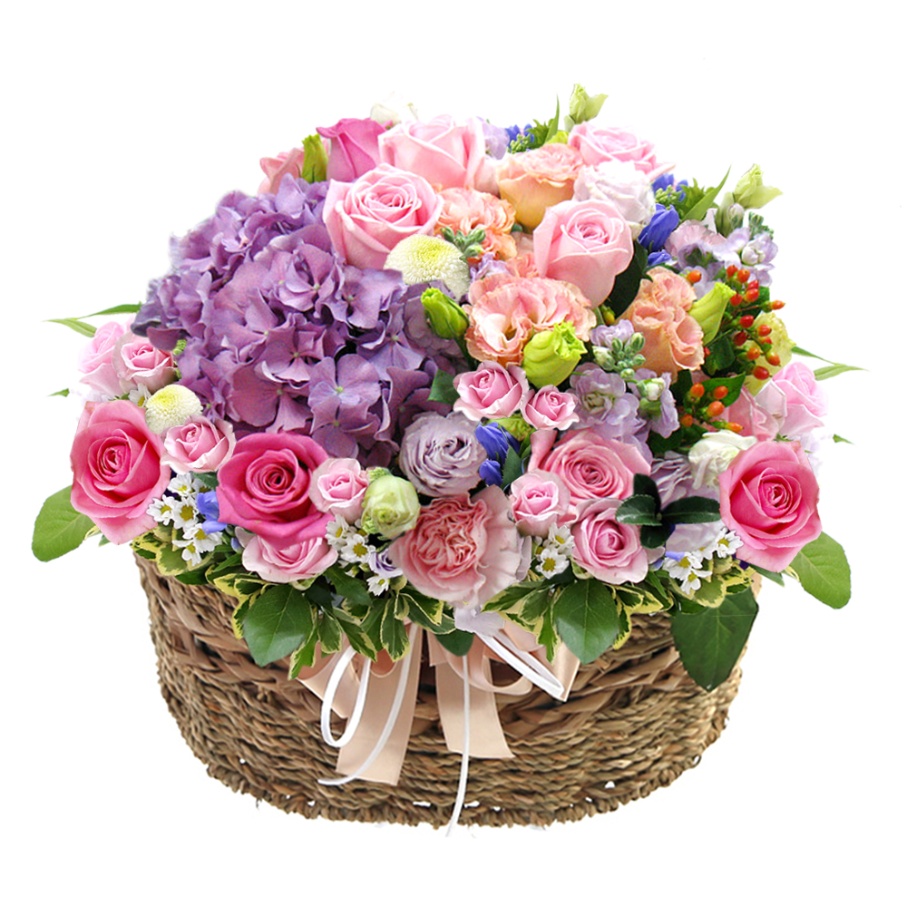 Korea flower basket