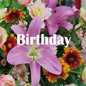 Birthday flower Korea