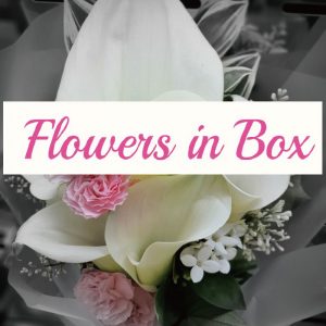 flowers in box