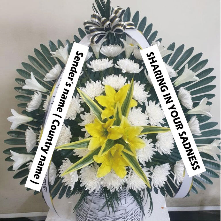 Funeral flower to Korea - 장례식장 꽃 배달⋆ Send funeral flowers to Korea,