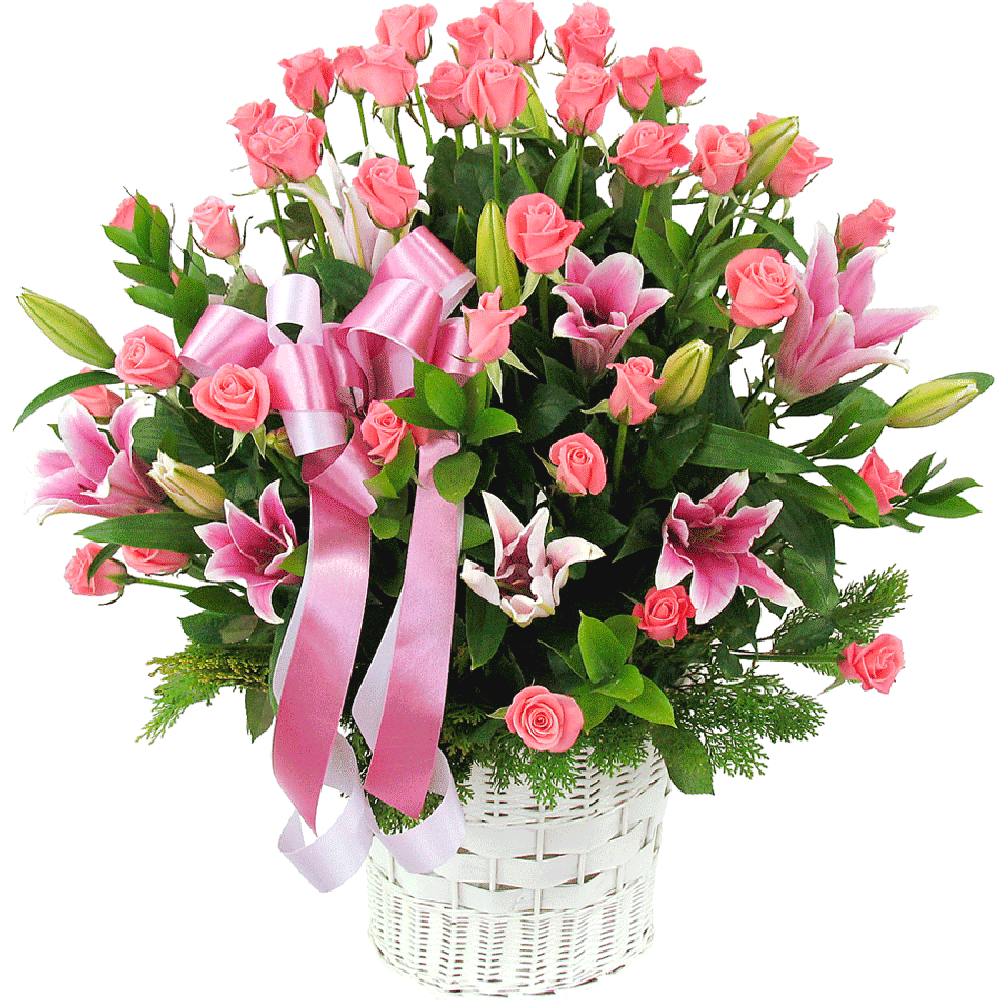 Seoul flower basket
